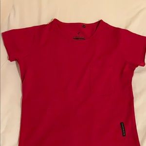Alphalete Men’s Fishtail T-shirt - Red